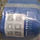 Boho Rugs for Living Room 6x9 ft, Washable Area Rug for Bedroom Soft Ultra Thin Large Indoor Floor Carpet, Waffle Print Non-Slip Area Rugs for Dining Room Bedroom Living Room, Brown