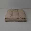 Verpert Square Thick Floor Seating Cushions,Solid Thick Tufted Cushion Meditation Pillow for Sitting on Floor,Tatami Pad for Guests or Kids Reading Nook,Yoga Living Room Sofa Balcony Outdoor (Beige)