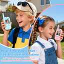 Video Walkie Talkies for Kids 2 Pack Rechargeable Kids Walkie Talkies Intercom Toys for Age 3-12 Year Old Boys Girls, HD Camera & Voice Changer, 2'' Screen, Outdoor Play Camping Hiking Family Games