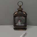 Musical Lighted Snow Globe with Snowman & Cardinal, 6H Timer, USB&Battery Operated, Clear Plastic Classic Snow Globe for Christmas Decoration and Gifts