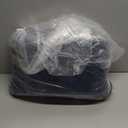 HOMEIDEAS Bathroom Rugs Sets 3 Piece, Super Soft and Absorbent Non Slip Microfiber Toilet Bath Mat with U-Shaped (Navy Blue) (1'4" x 2'8" (16"x24"+20"x32"+U Shape 20"x24"))