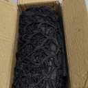 Golf Shank Net Attachment for Golf Hitting 7 * 7FT Heavy Duty Side Net,Practice Hitting Net Barrier Net for, Baseball,Hockey with Sandbag(Black-1Pack)