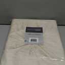 Madison Park Laurel Ivory Shower Curtain, Pieced Transitional Shower Curtains for Bathroom, 72 X 72, Natural