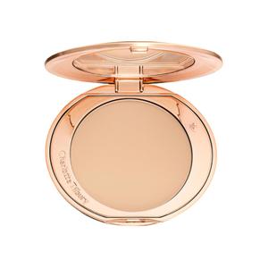Charlotte Tilbury Airbrush Flawless Finish Setting Powder - Pore-Blurring Pressed Powder for Face Makeup to Minimize Shine with a Soft-Focus Finish (2 Medium - Medium to Medium eep)