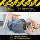 Reli. Contractor Garbage Bags 55 Gallon | 20 Trash Bags | Heavy Duty | Black Contractor
