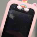 WEOLULI Kids Smart Phone with Dual Camera, Game & Music Player, Toddler Learning Play Toy Cell Phone, Gifts for Girls, Christmas, Birthday, Age 3-10, Light Pink