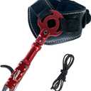 Adjustable Wristband Release, Index Finger Release, Composite Bow, 360 Degree rotatable Jaws, Automatic Closure, Bow and Arrow Archery Accessories, Archery Release Aids (red)