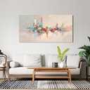 Canvas Wall Art Decor Large Wall Art Pictures for Living Room Abstract Canvas Art Wall Decor Modern Artwork for Walls Oversized Colorful Abstract Wall Art Decorations Bedroom Home Wall Decor 29" X 58"