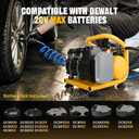 1 Gallon Cordless Air Compressor for DEWALT 20V Battery (No Battery)