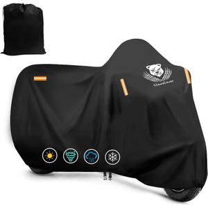 Motorcycle Covers Waterproof Outdoor Heavy Duty Street Glide Goldwing Cruiser Touring Bike Cover Fit for Harley Davidson Honda Indian Yamaha, All Weather Protection,116" Lx 47.2" Wx55 H-ClawsCover