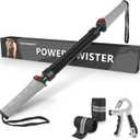 Adjustable Power Twister Bar Upper Body Workout Equipment, 44-88 lbs Arm Strengthener Exercise Equipment for Shoulders, Forearms, Biceps and Chest Exerciser for Men
