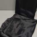 CozyLux Satin Sheets Queen Size Bed Set - 4 Piece Silky Queen Sheet Set, Luxury Black Queen Sheets with Smooth and Soft Microfiber, Includes 1 Fitted Sheet, 1 Flat Sheet and 2 Pillowcases