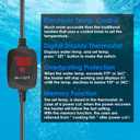 Mini Aquarium Heater 5V/2A USB 10W Super Small Fish Tank Heater with Digital Display Thermostat, Alumina Ceramic Betta Tank Heater Turtle Heater for Tanks up to 1 Gallon