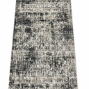 9x7 Area Rugs for Living Room: Washable Abstract Black Badroom Carpet Non-slip TPE backing makes this washable soft low-pile rug safe & durable, Pet-friendly decor for dining room,nursery,office