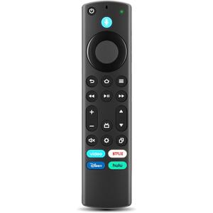 Replacement Remote for Fire TV, with Alexa Voice Control, Compatible with Insignia Toshiba TCL Hisense Amazon Fire TV Edition, Simple Setup