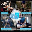 OK TAPE Synthetic Kinesiology Tape Prime, Breathable Sports Athletic Tape for Joint & Muscle Discomfort, Latex Free and Water Resistance, 1 Roll, 2in16.4ft-Blue