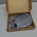 2 Pack Black RV Table Base Mount Aluminum Camper Table Base Mount with 6 Mounting Holes Floor Mounting Base Includes Mounting Screws