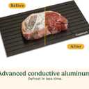 Cuisinart BBQ Defrosting Tray, Conductive Aluminum Rapid Thaw Plate for Frozen Meat, Quick Defrosting Tool that Preserves Natural Flavors, Non Stick Easy to Clean Kitchen Gadget & Grilling Accessories