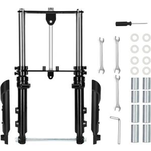 Mini Bike Suspension Kit-Mini Bike Front Fork Suspension Kit Replacement for Coleman CT100U/TrailMaster Storm 200/GMB100, Universal, Small Motorcycle Shock Absorber Fork Frame Upgrade Kit