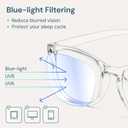 Gaoye Eyewear Frames for Men - Blue Light Blocking Square Glasses, Anti UV Ray Computer Gaming, Blue Blockers for Women