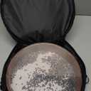 12 Inch Professional Ocean Wave Drum - Goatskin Drum with Steel Beads, Natural Sound Instrument for Meditation Relaxation Yoga, Includes Carry Bag(12in)