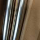 Ivilon Drapery Window Curtain Rod - Knob Design, 1 Inch Rod, 48 to 86 Inch. Satin Nickel
