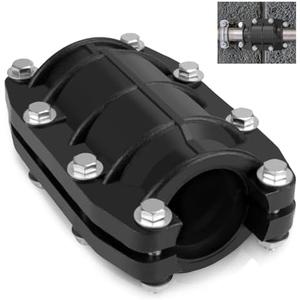 XDENGP Pipe Repair Clamp 1-1/2 inch, Water Pipe Leak Repair Clamp, Pipe Repair Kit for Plastic and Metal Pipes, Leak Stopper with Anti-Impact, Suitable for Pipes 40 MM OD
