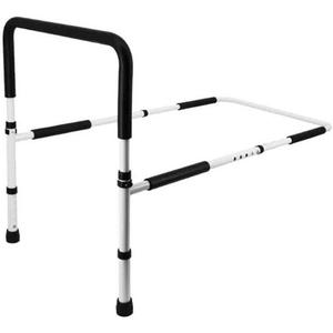 GUNEL Medical Adjustable Height Bed Assist Rail, Home Bed Assist Bar Handle, Bedside Safety and Stability