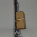 Black Wrap Around Curtain Rods:5/8" Small Blackout Adjustable Window Curtain Rod for Bedroom Kitchen Apartment Renter Friendly,Room Darkening Curved Drapery Rods Easy Install,Matte Black 28-60"