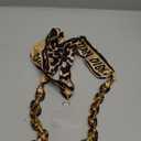 Phone Crossbody Chain Cell Phone Lanyard,Universal Leather+Metal Shouder Strap with Phone Tether Patches (S)