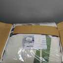 Washable 8x10 Area Rug - 0.4 Inch Thick Soft Non Slip Geometric Modern Foldable Machine Washable Rug for Living Room Bedroom Home Office - Green, 8'x10'