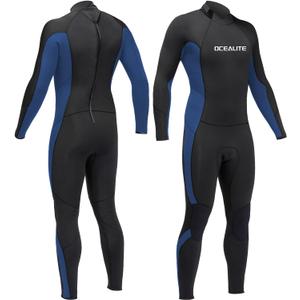 Full Wetsuits 5/4mm 4/3mm and 3mm Full Wetsuit for Mens Premium Neoprene Suits for Diving Snorkeling Surfing Swimming (Medium)