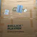 FXW Rollick Unleashed Dog Playpen for Indoor, Yard, RV Camping, 32 inch 8 Panels for Small and Medium DogsPatented