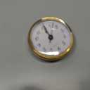 Hicarer 2.8 Inch/ 70 mm Quartz Clock Insert, Gold Trim, Arabic Numeral, Quartz Movement (Gold Trim)
