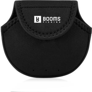 Booms Fishing Fly Reel Case, Neoprene Fly Fishing Reel Cover with Hook Loop Closure - Fits Reels on Fishing Rod, Reels Storage Case Pouch Accessories for Fisherman, RC6 S/M/L
