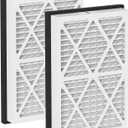 20x30x3 MERV 13 Pleated Air Filters Replacement Compatible with Zephyr VGF Series 20x30x3 Whole Home Return Air Grille Filter,White 2 Pack