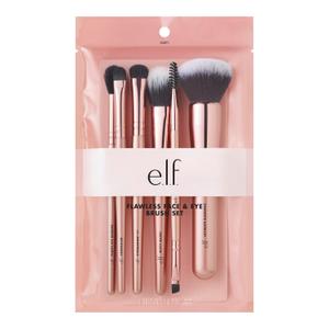 e.l.f. Flawless Face Kit, 6Piece Brush Collection, Brushes For Face, Eyes & Brows, Vegan & CrueltyFree