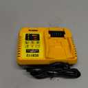 DCB112 Charger Replacement for Dewalt 12v/20v Battery Charger Compatible with Dewalt 12v/20v Max Battery DCB200 DCB203 DCB125 DCB107 Yellow