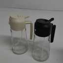 SWEET VIEW 2PCS Oil Sprayer for Cooking, 16oz/470ml 2 In 1 Glass Olive Oil Sprayr & pourer for Kitchen, Air Fryer, Cooking, Salad, BBQ (Black,White)