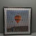 24x24 Picture Frame Black with 20x20 Mat, Display Photo 20x20 with Mat or 24 x 24 Without Mat, Wall Hanging Large 24x24 Poster Frame with Shatter Resistant Plexiglass, Black