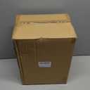 Clear Acrylic Single Pocket, Plastic Hanging Wall Mount File Holder for Office Home (Gray, 6 Pack)