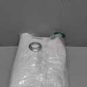 NICETOWN White Room Darkening Curtain 84 inches Long - Grommet Window Treatment Thermal Curtain Sound Reducing Light Blocking Drape for Bedroom/Living Room (1 Panel, W66 x L84)