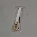 Letter Leather Wristlet Keychain Car Keys Keychain Bracelet Keychain Large Keychain for Girl Woman Personalized Gift,K-white