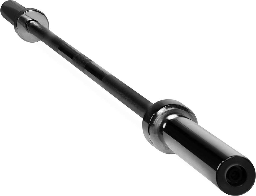 CAP Barbell 6-Foot Solid Olympic Bar, Black (2-Inch)