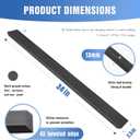 Hidden Double-Sided Island Countertop Support Bracket 2 Pack Black 34 Inch Heavy Duty Granite Countertop Bracket for Kitchen Islands Breakfast Bars