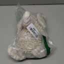 Pet Lou 10 Inch Elephant Plush Dog Toy Squeaker and Crinkle Paper, 100% Natural Nubby Plush & Durable Fabric, Soft Interactive Dog Toy for Indoor & Outdoor Play