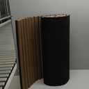 94.5 x 23.6 in Acoustic Wood Wall Panels,3D Flexible Soundproof Wall Panels,Wood Slat Wall Panel for Interior Wall Decor (Oak)