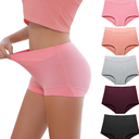 Migbean Boy Shorts Underwear for Women - Boxers for Women,womens Cotton Underwear,Boyshorts for Women,Cotton Boyshorts ,Size M