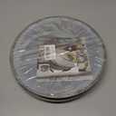 2 x 3 In 1, Aidacom Microwave Mat & Food Cover- 10" Mat as Bowl Holder, 8" as Bowl Cover, Collapsible Lid for Plates Dishes Splatter Guard, Multi-Purpose Silicone Mat & Kitchen Colander for Meal Prep,Grey