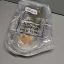 Henoyso 24 Pcs Gold Christmas Clear Gift Bags Plastic Goodie Candy Treat Bag with Handles PVC Gift Wrap Totes with Ribbon for Xmas Party Favors (7.8 x 7.8 x 3.1)